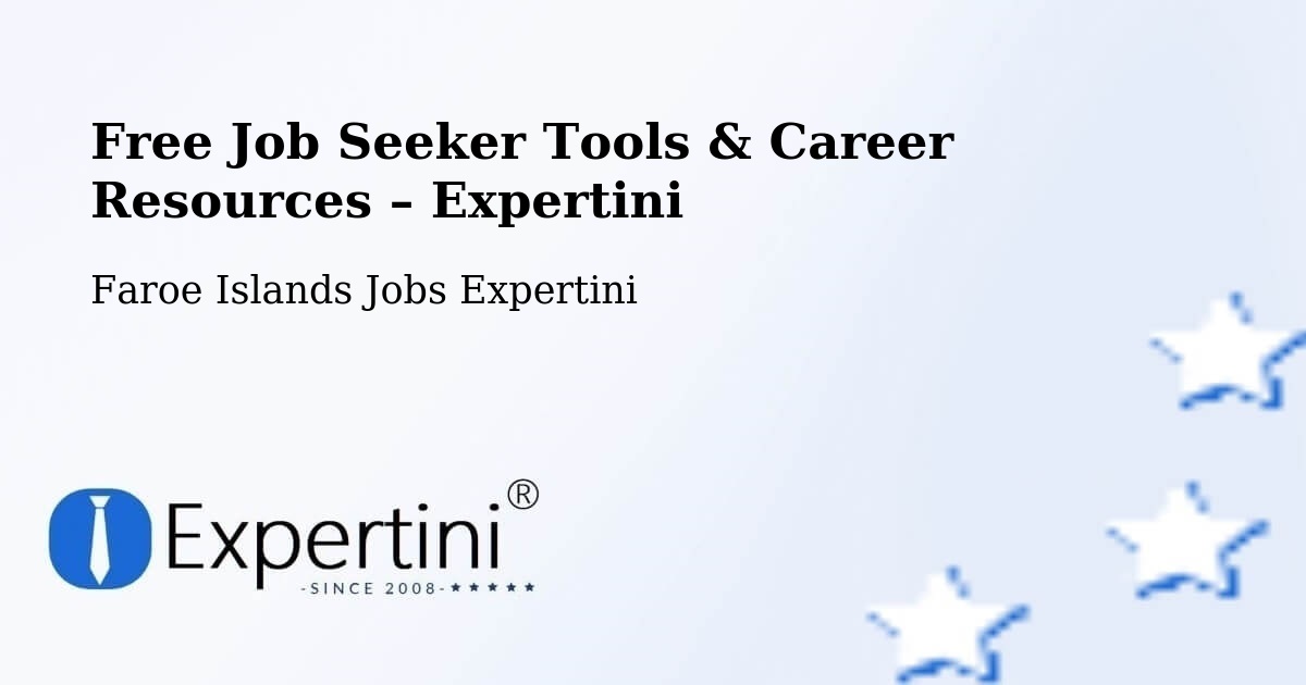 Free Job Seeker Tools & Career Resources – Hósvík - Hósvík, Faroe Islands Jobs Expertini
