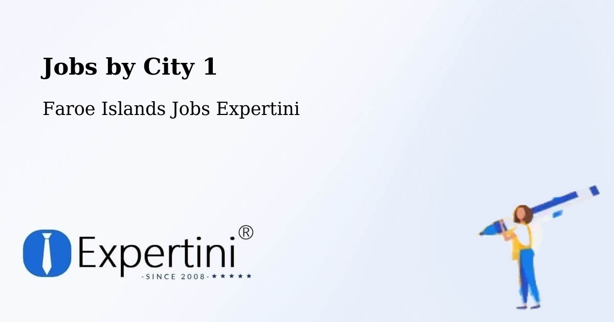 City Jobs in Faroe Islands - Expertini