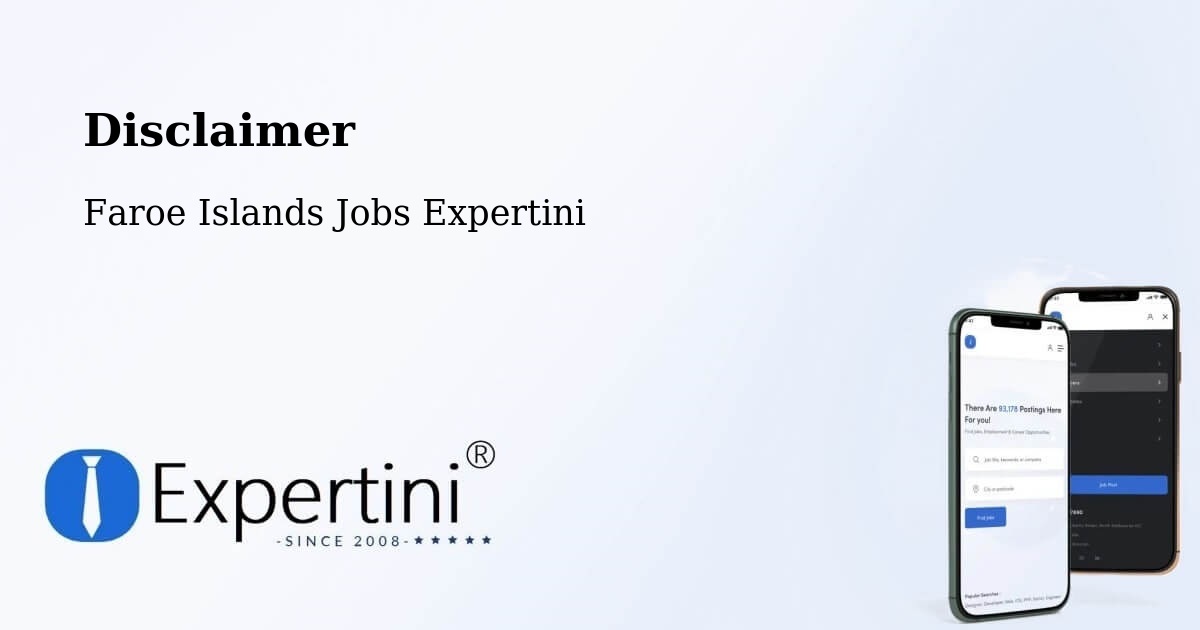 Disclaimer – Hósvík - Faroe Islands Jobs Expertini